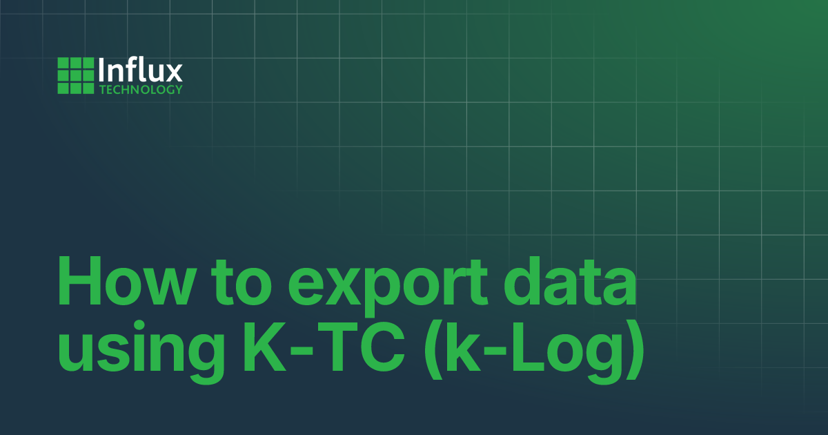 How to export data using KTC (kLog) Product Tutorial Videos