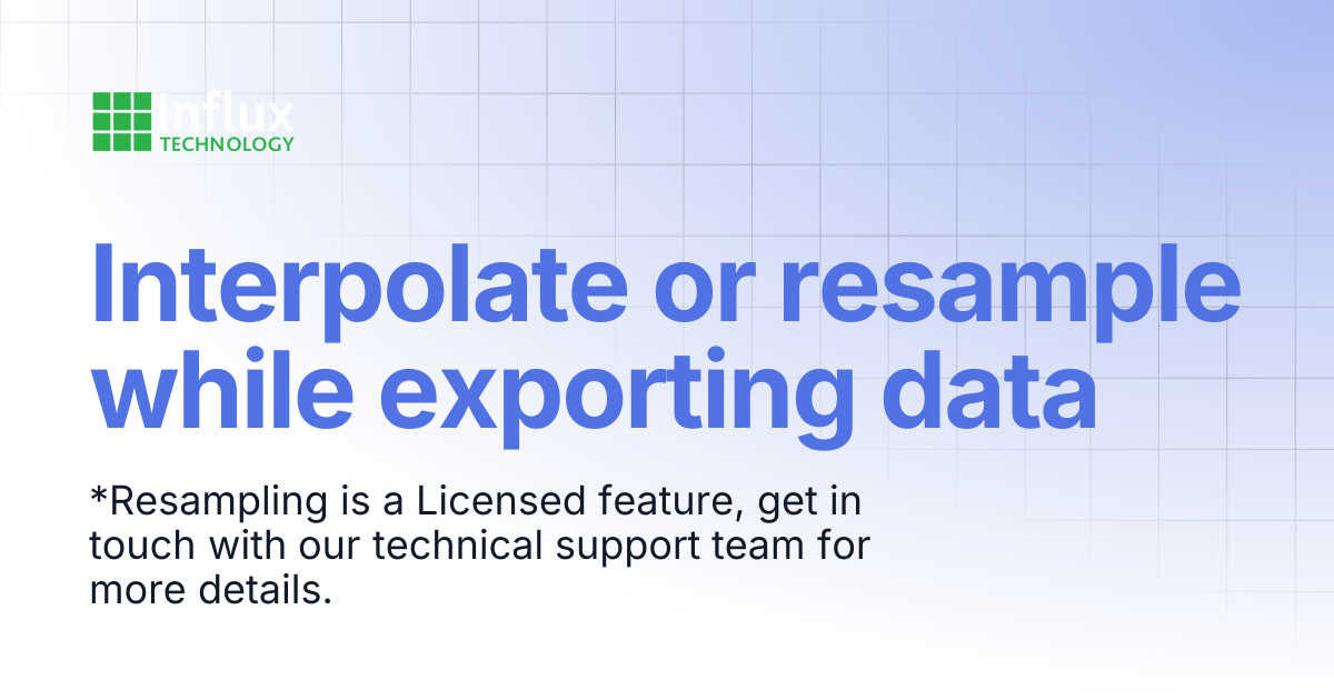 Interpolate or resample while exporting data | DiaLog: User Guide ...