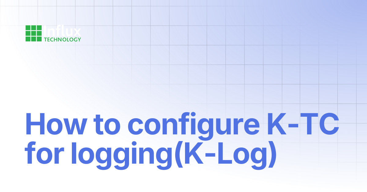 How to configure K-TC for logging(K-Log) | Product Tutorial Videos ...