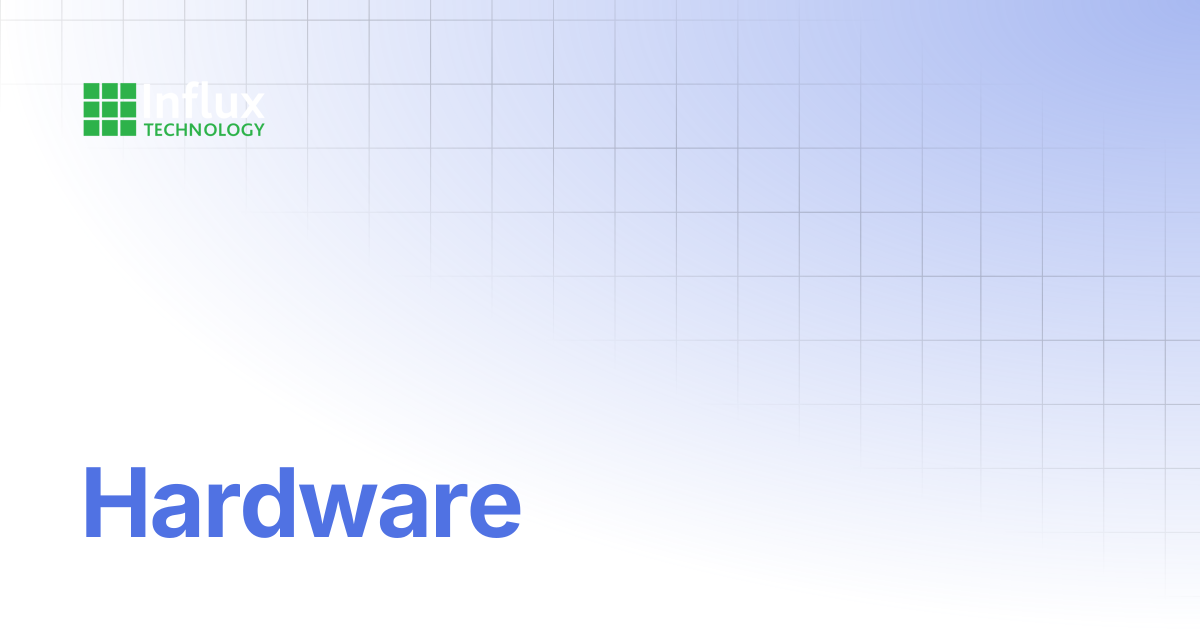 Hardware | ReXgen Series: Product Manuals | Influx- Support Documentation